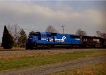 CR 6849 leads a NS train southbound